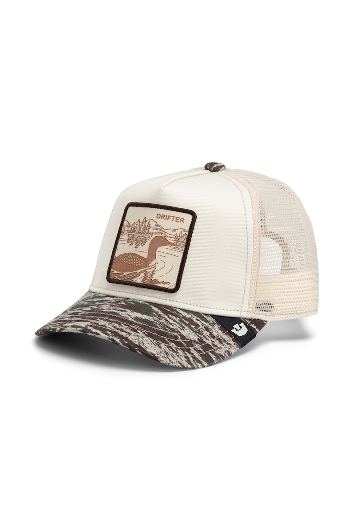 Goorin Bros Czapka z daszkiem trucker Camo Engraved Duck beżowy 101.3667