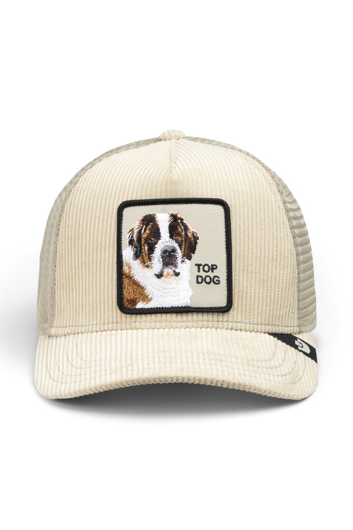 Goorin Bros Czapka z daszkiem trucker sztruksowa Corduroy Top Dog 101.3184 beżowy AW26