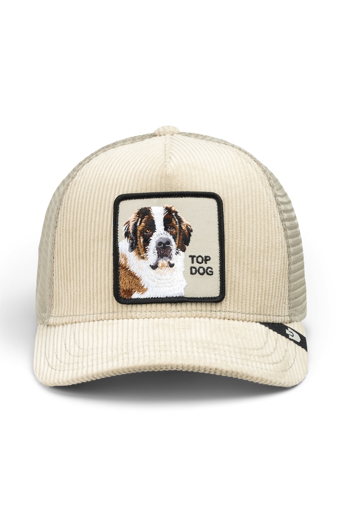 Goorin Bros Czapka z daszkiem trucker sztruksowa Corduroy Top Dog 101.3184 beżowy AW26