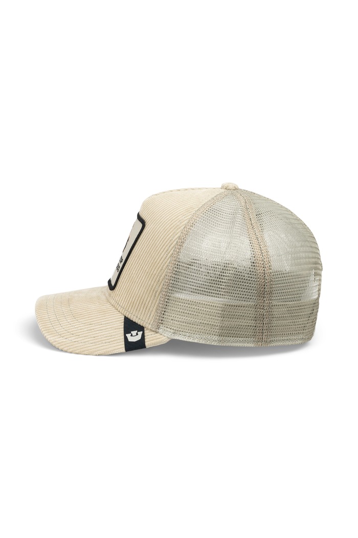 Akcesoria Goorin Bros Czapka z daszkiem trucker sztruksowa Corduroy Top Dog 101.3184 beżowy