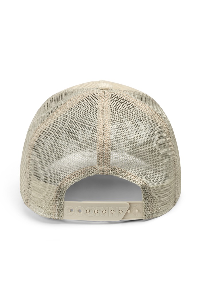 Czapka z daszkiem trucker sztruksowa Corduroy Top Dog Goorin Bros 101.3184 beżowy