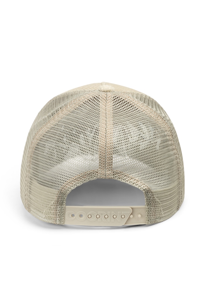 Czapka z daszkiem trucker sztruksowa Corduroy Top Dog Goorin Bros 101.3184 beżowy