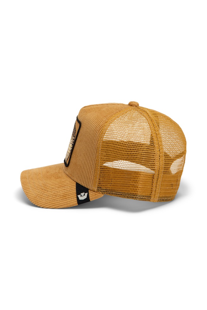 Akcesoria Goorin Bros Czapka z daszkiem trucker sztruksowa Corduroy Boss 101.3181 żółty
