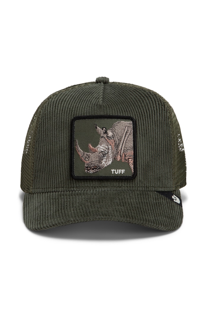 Goorin Bros Czapka z daszkiem trucker sztruksowa Corduroy Tuff 101.3182 zielony AW26