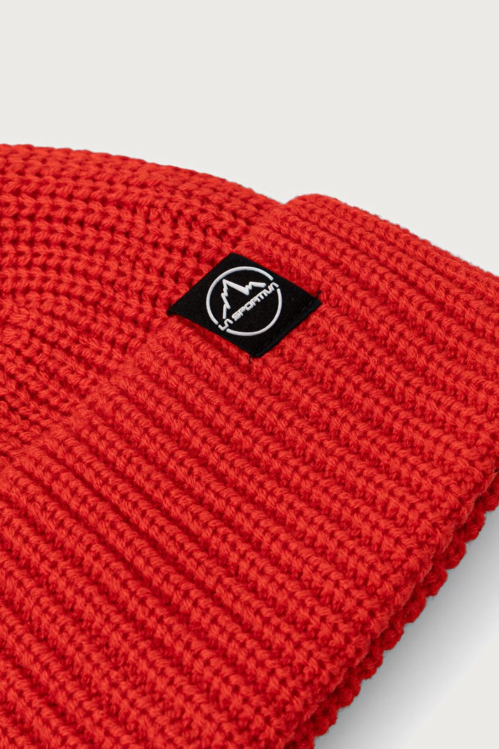La Sportiva Czapka beanie z wełną Boulder Beanie ZZCH049 czerwony AW26