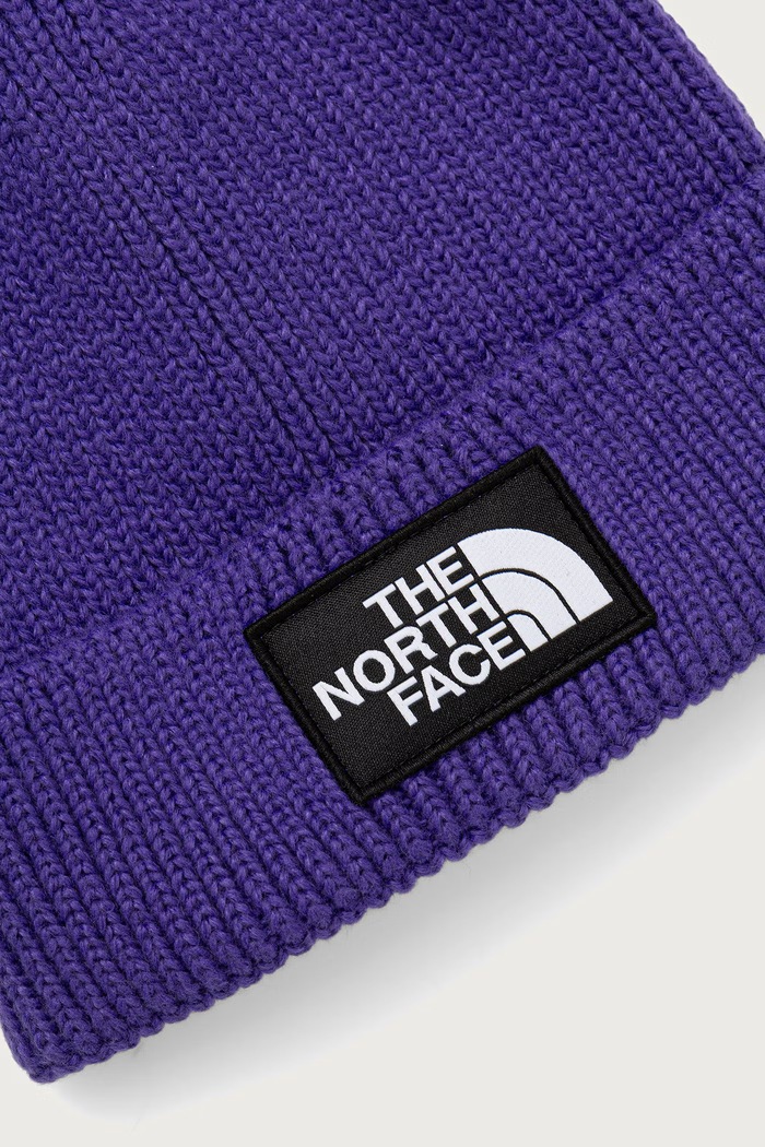Akcesoria The North Face Logo Box Cuffed Beanie czapka NF0A8CHENL41 fioletowy