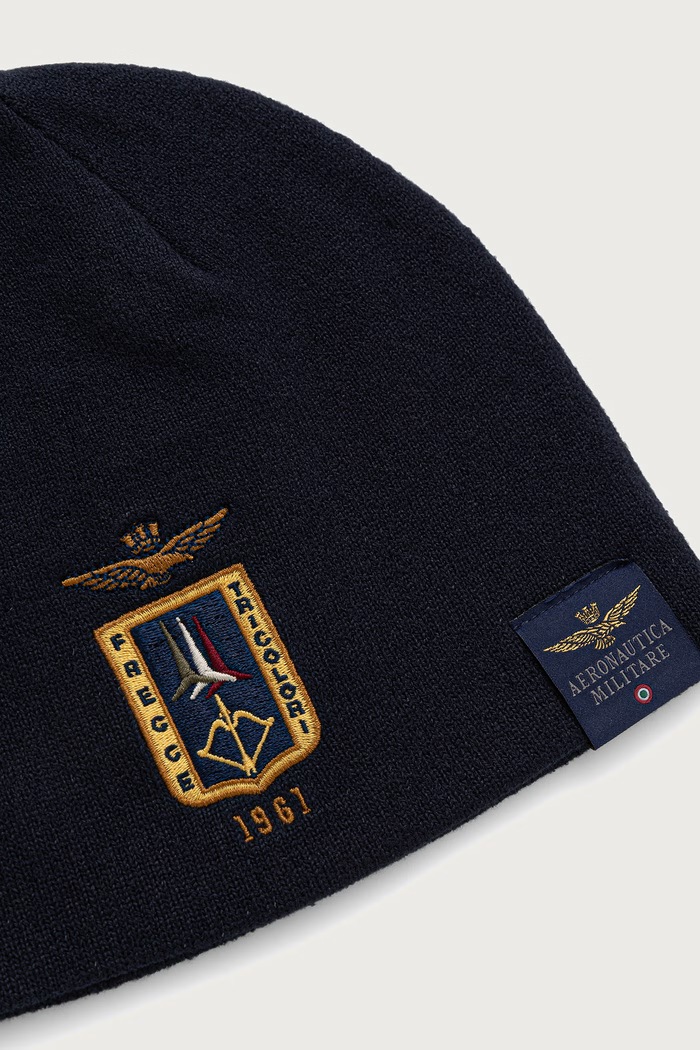 Akcesoria Aeronautica Militare czapka CU0092UL00450 granatowy