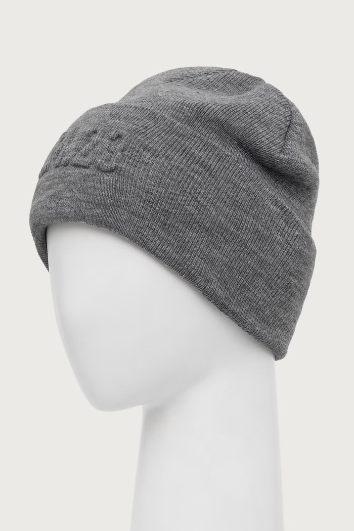 Aeronautica Militare Czapka beanie CU0090DL00949 szary AW26