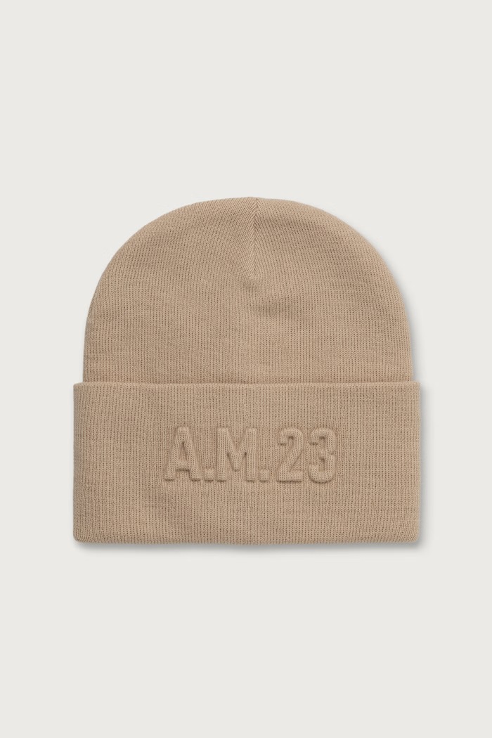 Aeronautica Militare Czapka beanie beżowy CU0090DL00949