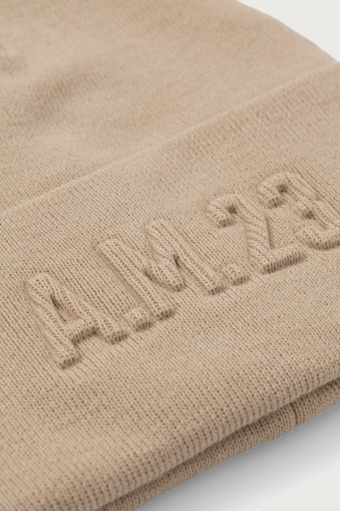 Akcesoria Aeronautica Militare Czapka beanie CU0090DL00949 beżowy