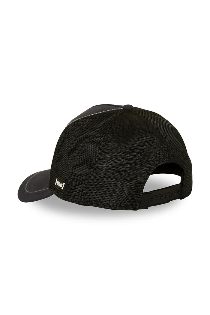 Czapka z daszkiem trucker z bawełną x Kung Fu Panda Capslab CL.KFP2.1.PCT.PAN granatowy