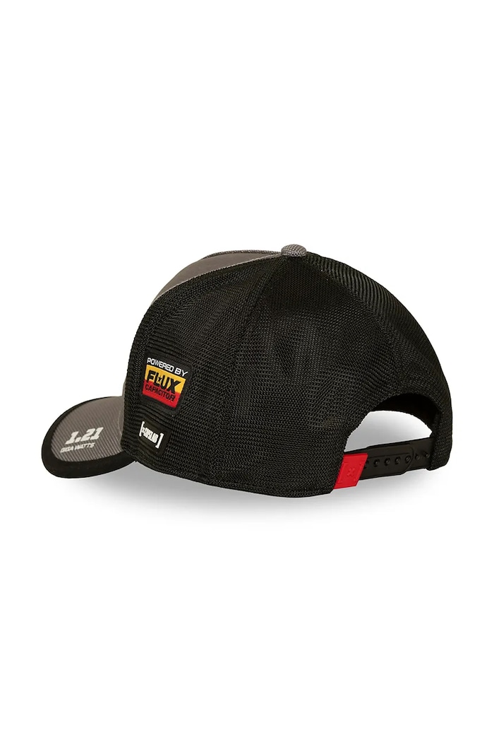 Czapka z daszkiem trucker z bawełną x back to the future Capslab CL.BTF2.1.PCT.BTF szary