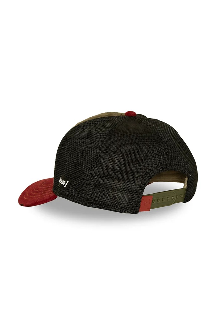 Czapka z daszkiem trucker z bawełną x Tom & Jerry Capslab CL.TAJ9.1.PCS.TAJ zielony