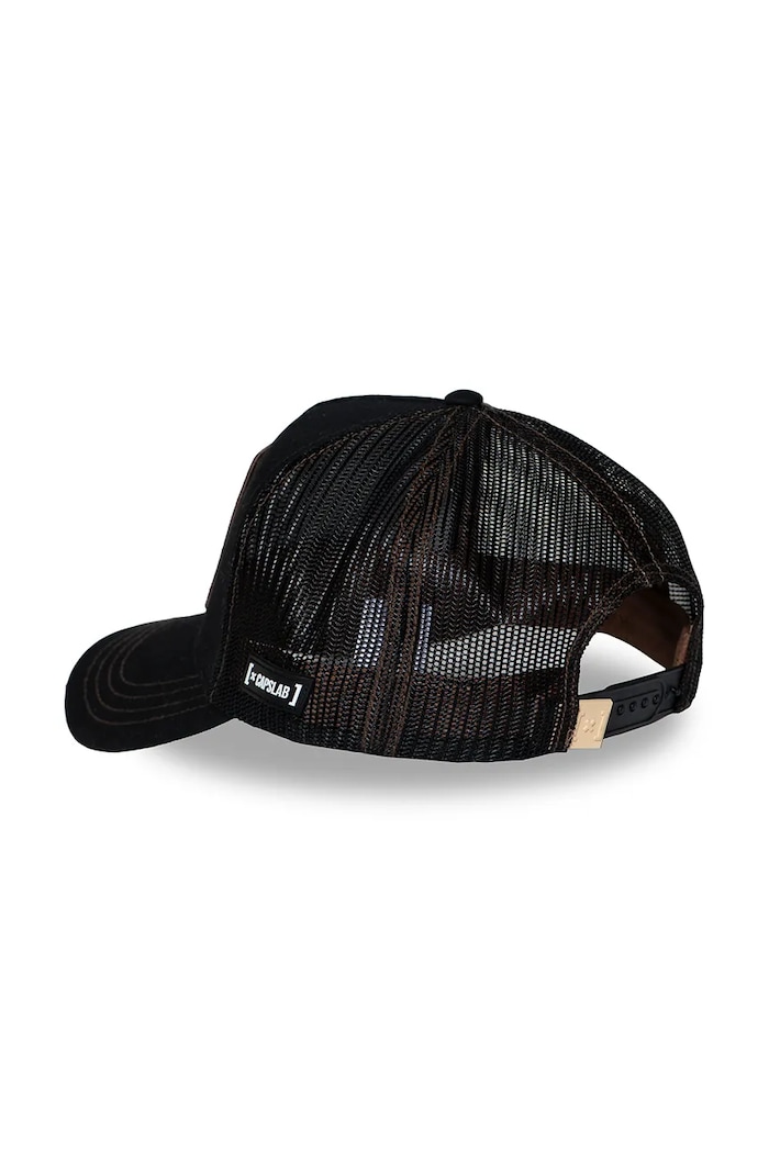 Czapka z daszkiem trucker z bawełną x Onepiece Capslab CL.OP2.1.CAS.WAN3B czarny