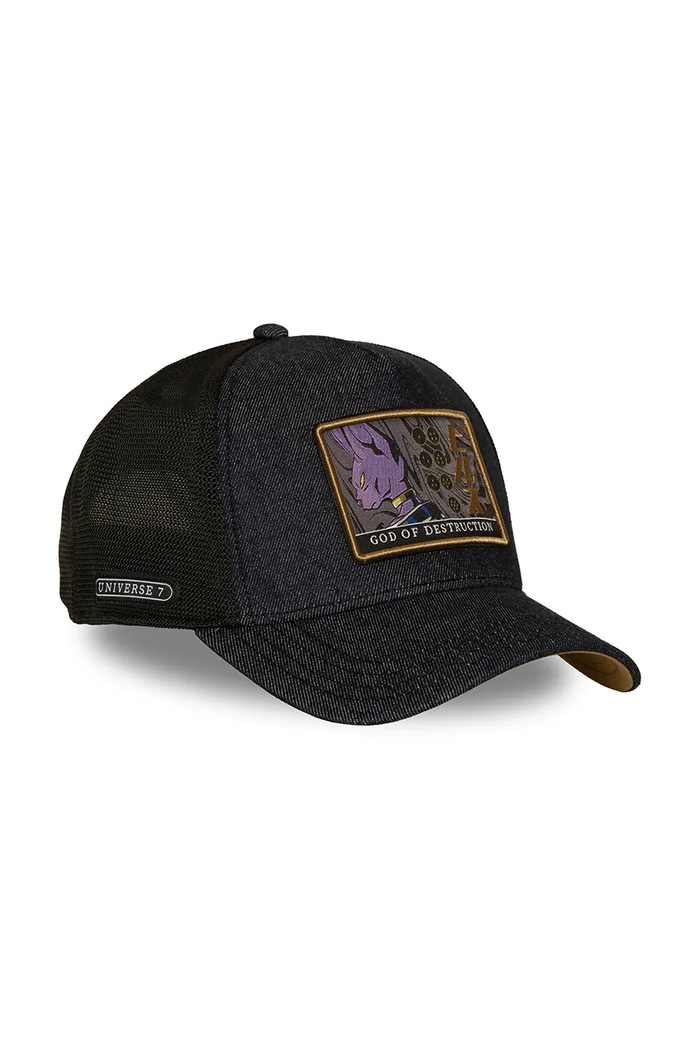 Akcesoria Capslab Czapka z daszkiem trucker z bawełną x Universe7 CL.DBS9.1.PCT.DES granatowy