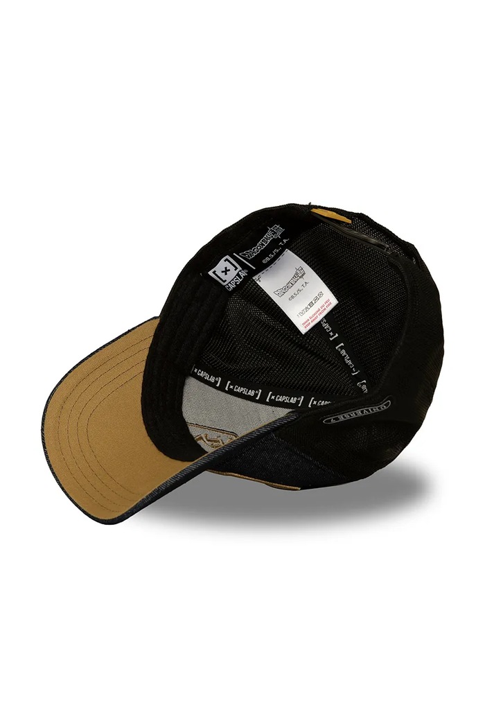 Czapka z daszkiem trucker z bawełną x Universe7 Capslab granatowy CL.DBS9.1.PCT.DES