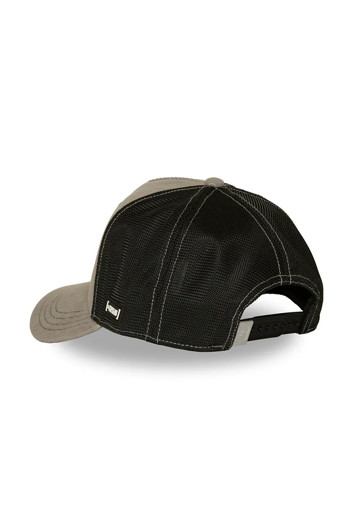 Czapka z daszkiem trucker z bawełną x Einstein Capslab CL.ART1.1.PCT.THUG szary
