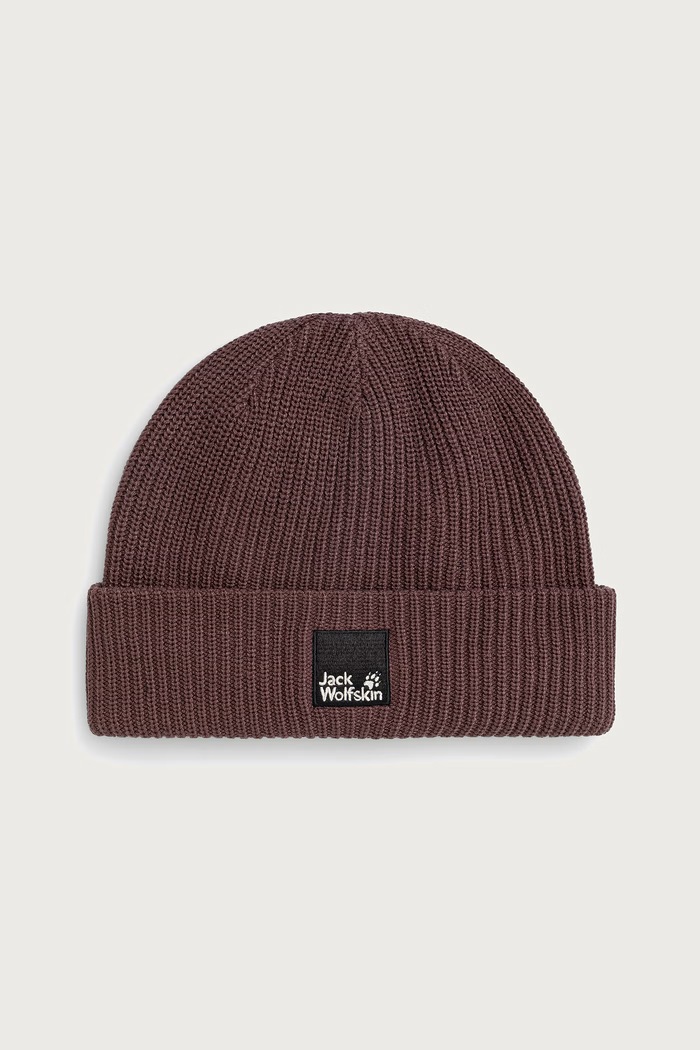 Jack Wolfskin Czapka PERGAMON BEANIE fioletowy A66719