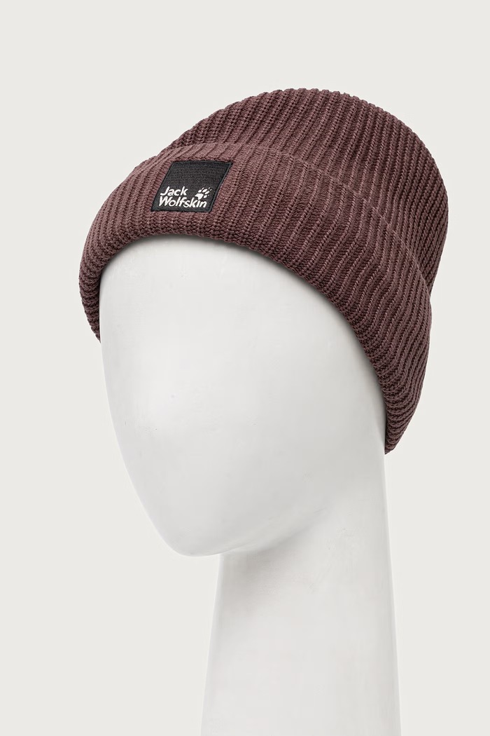 Jack Wolfskin Czapka PERGAMON BEANIE A66719 fioletowy AW26