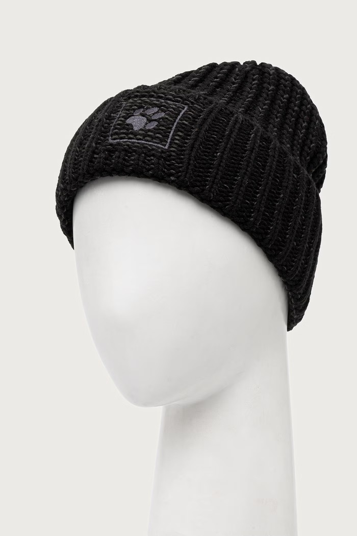 Jack Wolfskin Czapka beanie BADGE A66188 czarny AW26