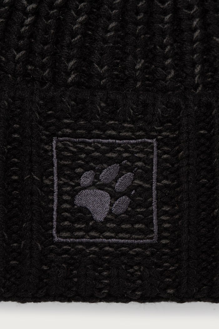 Akcesoria Jack Wolfskin Czapka beanie BADGE A66188 czarny