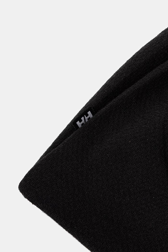 Helly Hansen czapka beanie z wełną merino 67571 czarny AW26