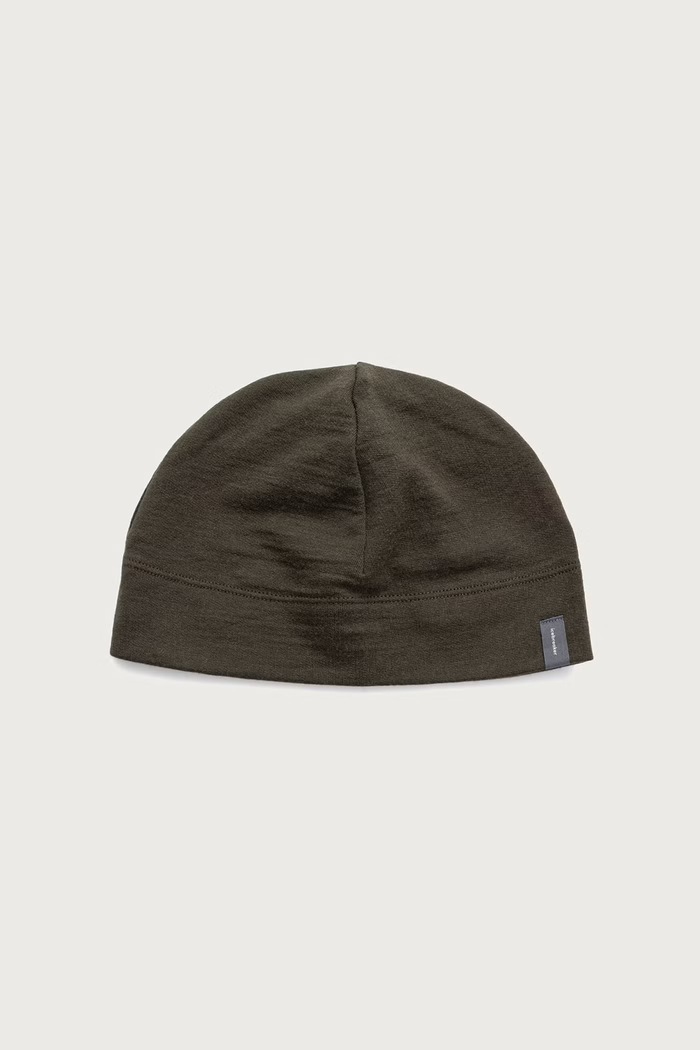 Icebreaker Czapka z wełny merino Merino 260 Quantum zielony IB0A56SK0L11