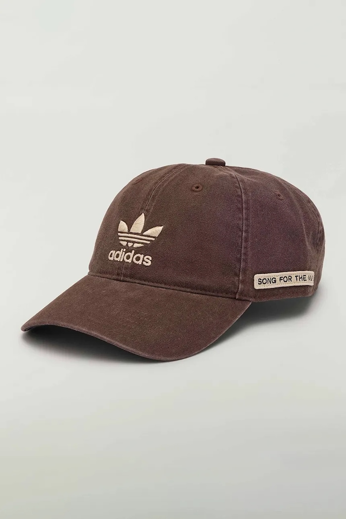 adidas Originals ADI008 Cap x SFTM baseball cap cotton brown LE9467