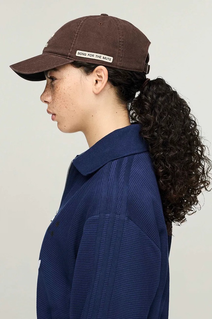 ADI008 Cap x SFTM baseball cap cotton adidas Originals brown LE9467