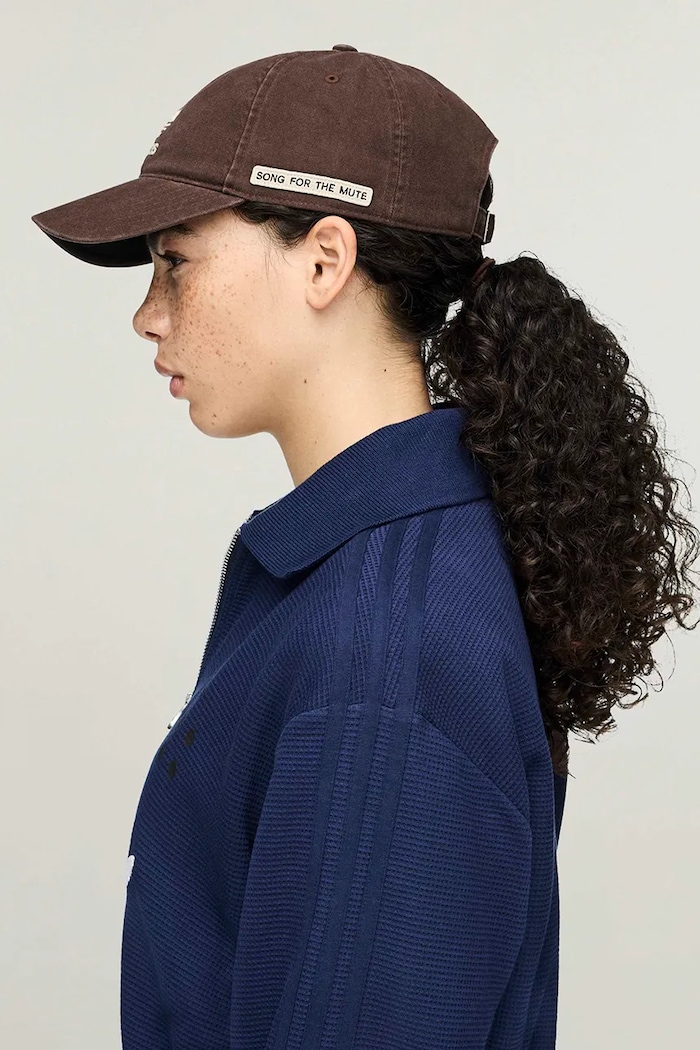 ADI008 Cap x SFTM baseball cap cotton adidas Originals brown LE9467
