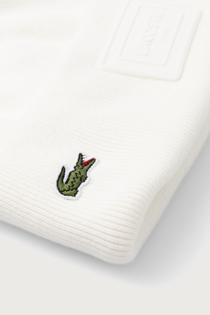 Αξεσουάρ Lacoste Σκούφος με βαμβάκι RB9885 λευκό