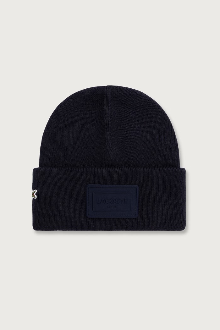 Lacoste czapka z bawełną granatowy RB9885
