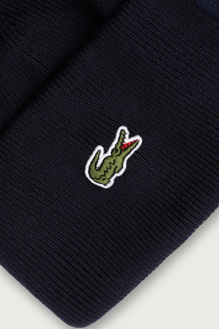 Lacoste czapka z bawełną granatowy RB9885