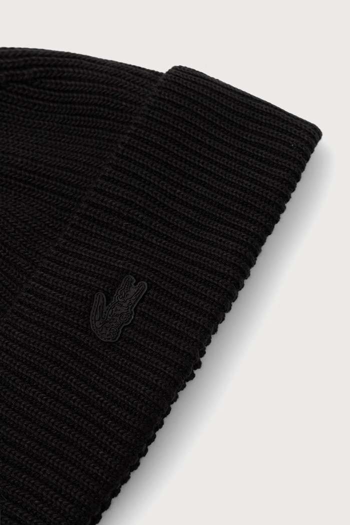 Akcesoria Lacoste Czapka z pomponem z wełną RB7028 czarny
