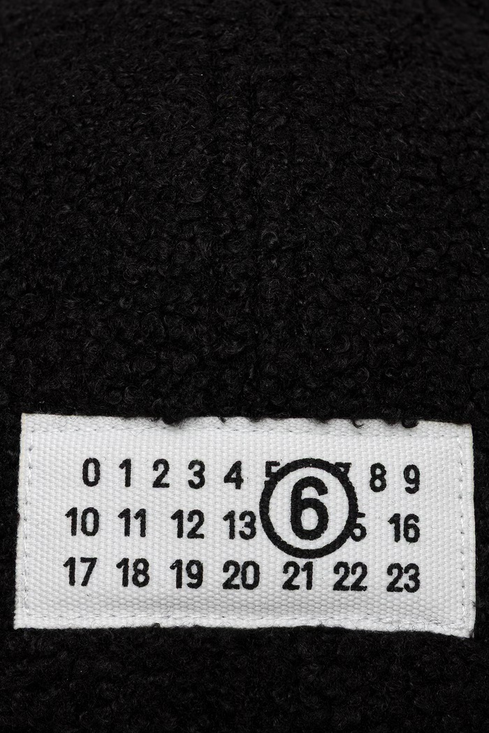 MM6 Maison Margiela Czapka z daszkiem S52TC0072.M13319 czarny AW26