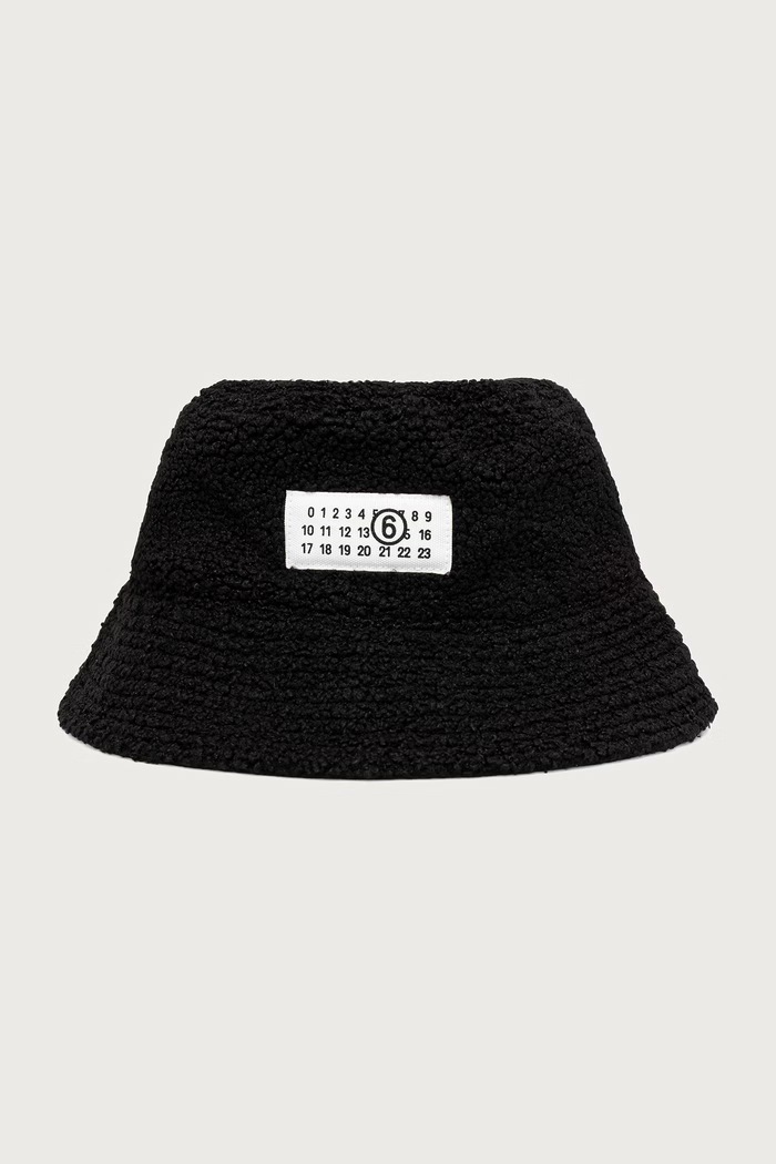 MM6 Maison Margiela Kapelusz bucket czarny S52TC0071.M13319