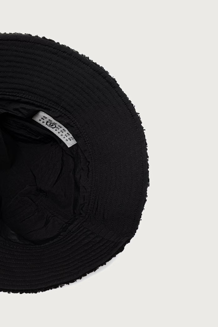 Kapelusz bucket MM6 Maison Margiela S52TC0071.M13319 czarny