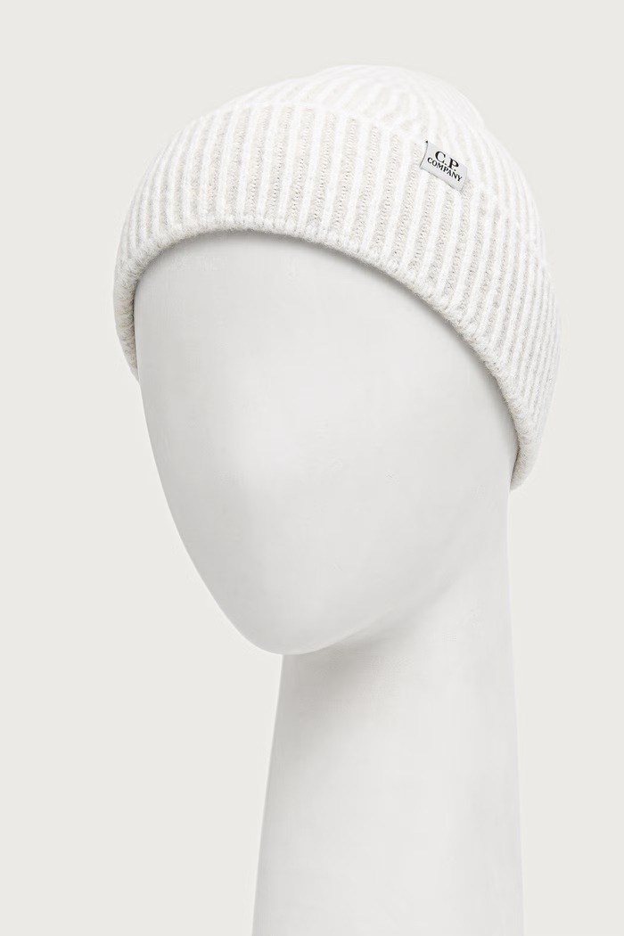 C.P. Company Czapka 21CMAC291A006170A biały AW26