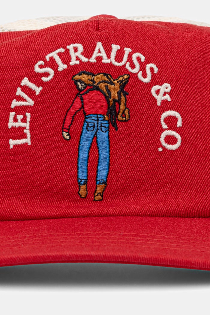Levi's snapback SADDLEMAN 0080X crvena AW26