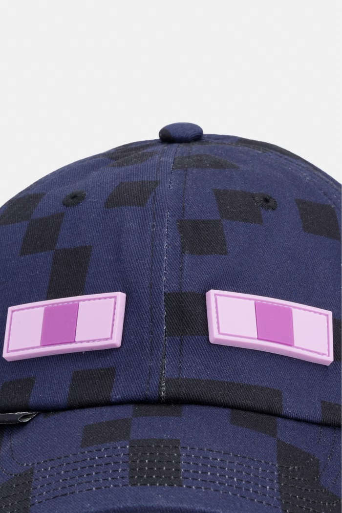 Herschel czapka bejsbolówka bawełniana Minecraft Sylas 50770.07615 granatowy AW26