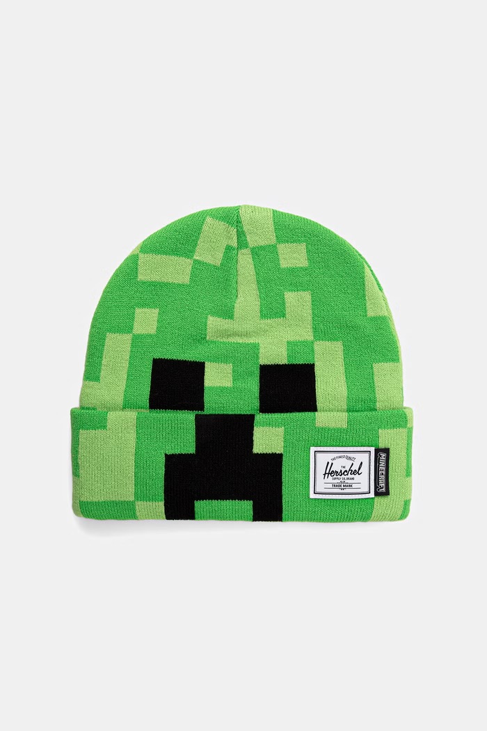 Herschel czapka Minecraft Elmer zielony 50769.07614