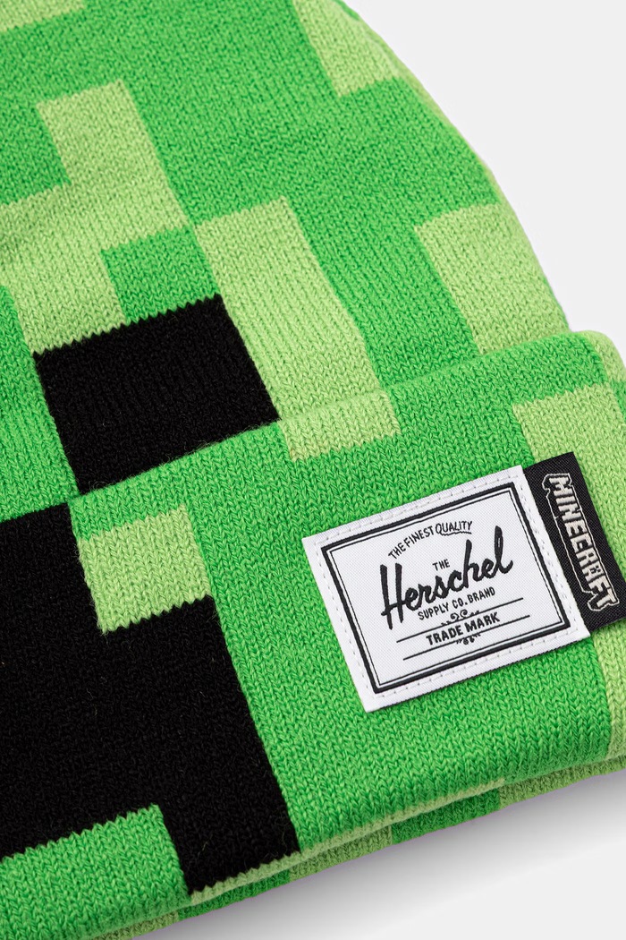 Herschel czapka Minecraft Elmer 50769.07614 zielony AW26