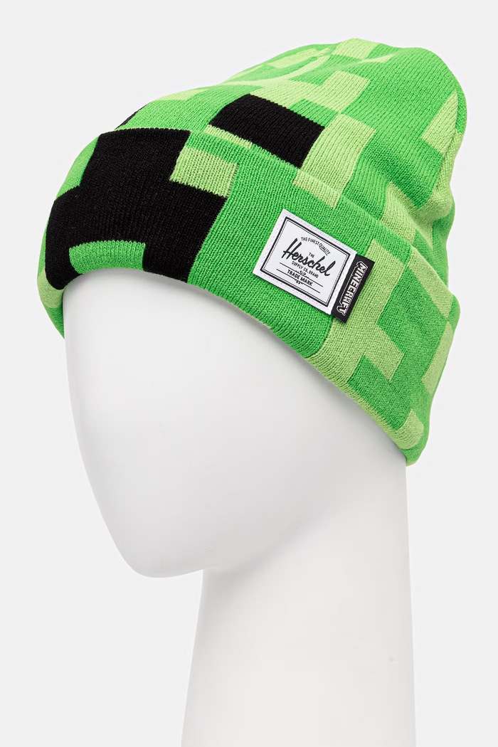 Akcesoria Herschel czapka Minecraft Elmer 50769.07614 zielony