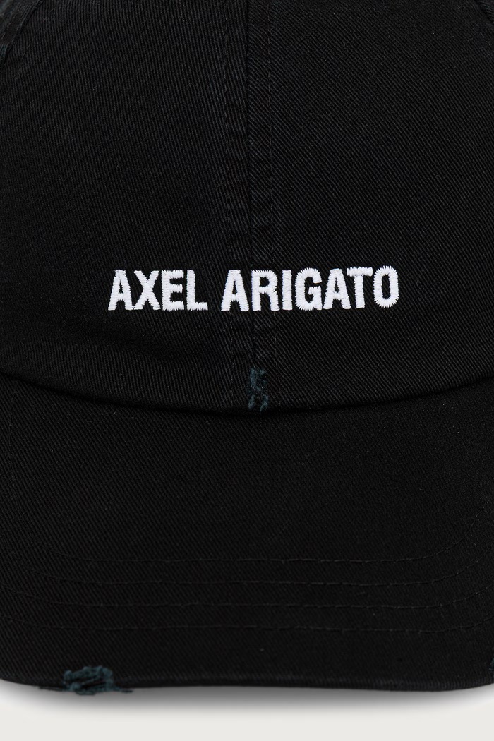Axel Arigato AA Logo czapka bejsbolówka bawełniana X3959007 czarny AW26
