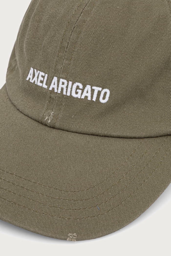 Axel Arigato AA Logo czapka bejsbolówka bawełniana X3959006 zielony AW26