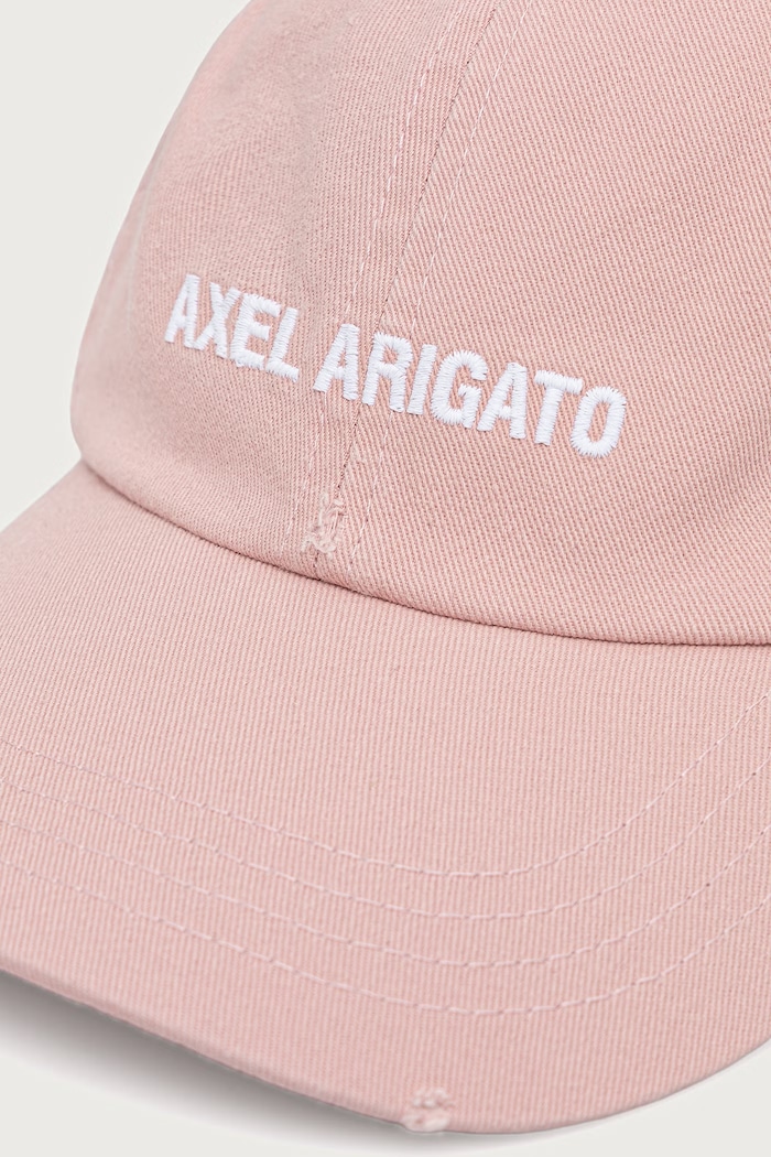 Axel Arigato AA Logo czapka bejsbolówka bawełniana X3959005 różowy AW26