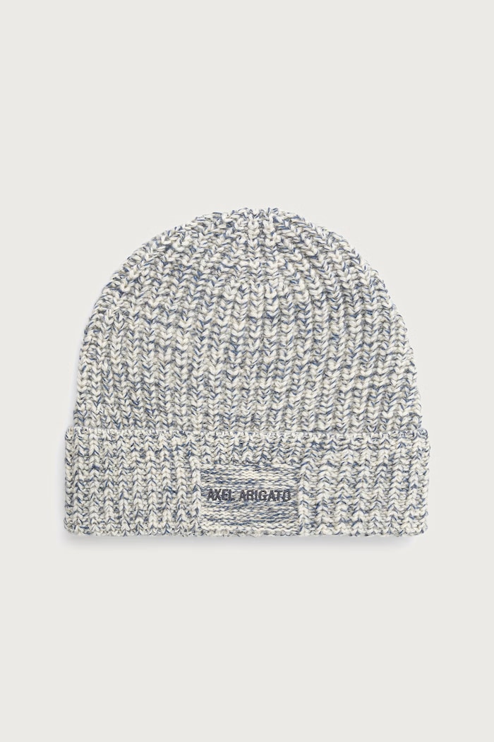 Axel Arigato Flock czapka beanie z wełną szary X4245001