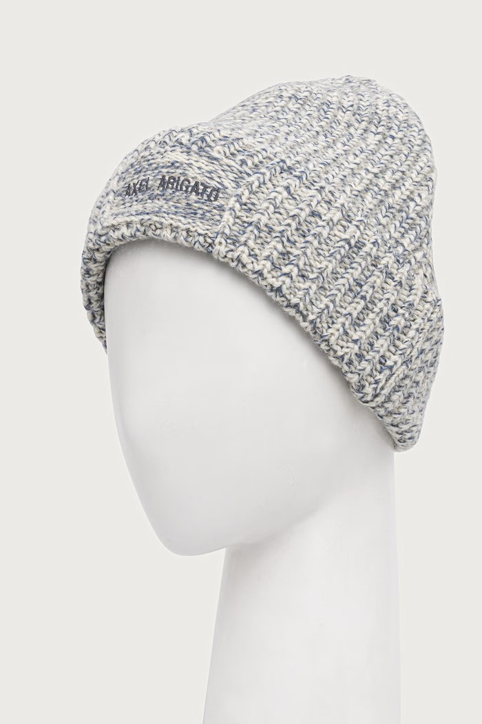 Axel Arigato Flock czapka beanie z wełną X4245001 szary AW26