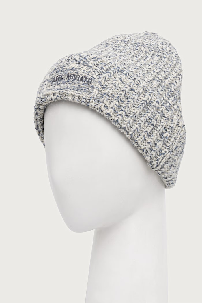 Axel Arigato Flock czapka beanie z wełną X4245001 szary AW26