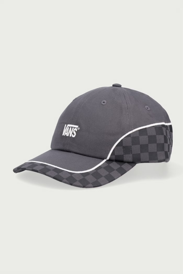 Vans čiapka so šiltom bavlnená čierna VN000X52BLK1